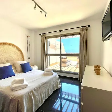 Apartamento 1 En Playa Con Freewifi, Terraza Con Vistas A Oceano *
